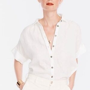 100% linen J.Crew button down